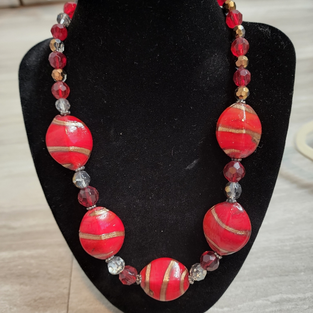 Beaded‎ necklace